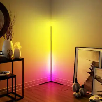 150cm RGB LED Grīdas lampas Guļamistabas Gultas Apdares, Grīdas Light Living Rom Mākslas Dekori Telpās Atmosfēras Pastāvīgā Stāvēt Apgaismojums