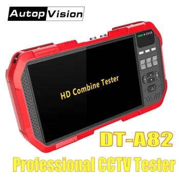 2019 Jaunākās Tīkla HD Apvienot Testeri DT-A82 7 Collu H. 265 4K IP TVI CVI AHD CVBS Kameru Testētājs Monitors ar PO ONVIF TDR kabelis