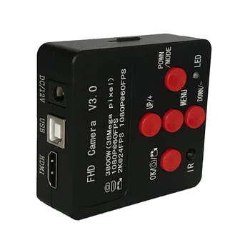 38MP 1080P 60FPS HDMI USB Rūpnieciskās Elektroniskās digitālās Mikroskopijas Kamera ar 4 GB TF Karte rotaslietas Tālrunis CPU PCB Remonts
