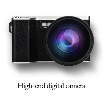 4 Collu Digitālās Fotokameras Ultra HD 24 Miljoni Pikseļu 1080P 12X Optisko Tālummaiņu, Mini Vienu Kameru IPS Nospiediet Ekrāna SLR Kameras