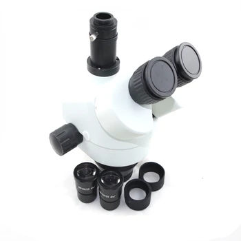 7X-45X 3,5 X-90X Trinokulara Stereo Tālummaiņas Vienlaicīgi-fokusa Mikroskopu 16MP HDMI 1080P digitālo mikroskopu, USB Kameras 144 Led ring light