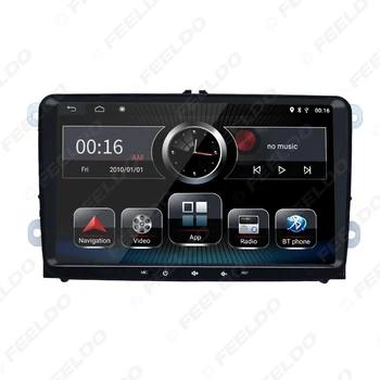 9inch Ultra Slim Android 8.1 Četrkodolu Auto Multivides Atskaņotājs Ar GPS Navi Radio Volkswagen Golf 5/6/Polo/Passat/Tiguan/Touran