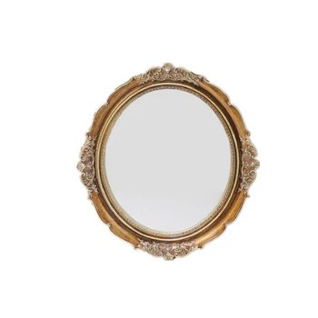 Aplauzums Spogulis Zelta Sienas Mākslas Vannas istaba Vintage Uzlīmes Metāla Rāmja Konstrukcija Spoguļu Displejs Dekoration Mājas Telpu Dekorēšana JW50JZ