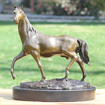Arābijas zirgu zirgu bronzas statuja Mājas Iekārtojuma s biznesa dāvanu apdare mākslas bronzas decorationsroom Mākslas Statuja