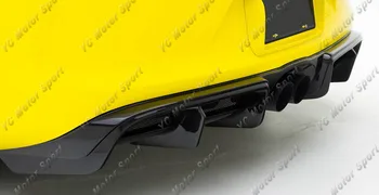 Auto Piederumi Sausās Oglekļa Šķiedras VRS V-CS GT4 Stila Aizmugures Difuzoru piemērots. - 2016. Gada Kaimanu & Boxster 981 Aizmugures Difuzoru Lūpu