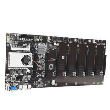 BTC-T37 Ieguves Mātesplati 8 GPU Bitcoin Etherum Kalnrūpniecības ar 128GB MSATA SSD 8GB DDR3 1600 RAM KOMPLEKTS