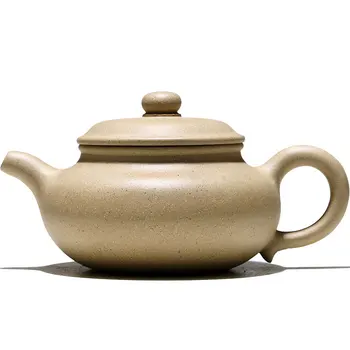 Buyile pot] Yixing violetā māla pods ir pilnībā roku darbs. Wu ronghua tējas katlā neapstrādātu rūdu sezama sadaļā ir antikvariāts 180CC