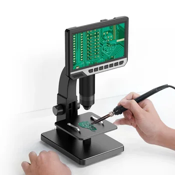 Digitālā USB Mikroskops 2000X Ar 7 Collu Lielu HD Ekrāns Beauty Gem Pārbaude, Elektriskie Remonta Nozare
