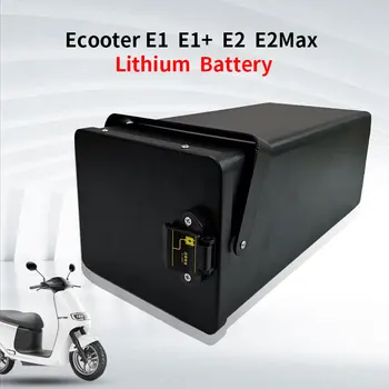 Ecooter E1 E1+ E2 E2max Liela Jauda, Motocikla, Motorollera E-velosipēds, Elektriskais Transportlīdzeklis Litija Akumulators