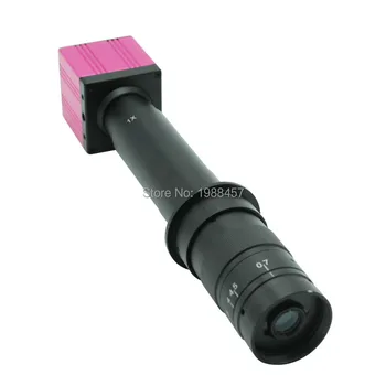 HD 16MP HDMI USB Digitālās Nozares Video Inspekcijas Mikroskopa Kameru Komplekts TF Kartes Video Ierakstītājs+10X-300X C-MOUNT Tālummaiņas Objektīvs