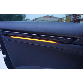 Honda Civic 2016-2019 LED Interjera Atmosfēru Lampas 64 Krāsas Durvju Rokturi Atmosfēru Gaismas Durvju Bļodā Rāmis Gaismas