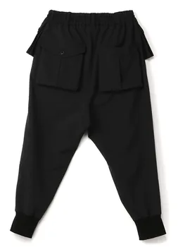 Jaunā pavasara vīriešu bikses apakšā ar muti dinamisku modes sporta bikses, liela atpūtas deviņi slim pencil bikses