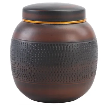 Jianshui Violeta Keramikas Cilindrs Tējas Katlā Ķīniešu Stilā Lielo Blind Dunci Noslēgtā Tējas Trauka Tējas Organizators Tējas Jar Tēja Bundžās