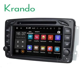 Krando Android 9.0 automašīnas radio, gps, dvd atskaņotājs, navigācijas sistēma, Mercedes Benz W209 W203 W168 W163 W463 Viano W639 Vito Vaneo
