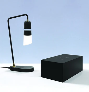 Magnētiskā Levitation Lampas Bezvadu Lādēšanas Smart Balss Kontroles Rakstāmgalds, LED Spuldzes Lampas Guļamistabas Atmosfēru Lasīšanas Gaismas Unikālu Dāvanu