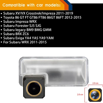 Misayaee Zelta HD 1280x720P Automašīnu Atpakaļskata Autostāvvieta Backup Kameru Subaru XV/VX Crosstrek/Impreza 2011~2019