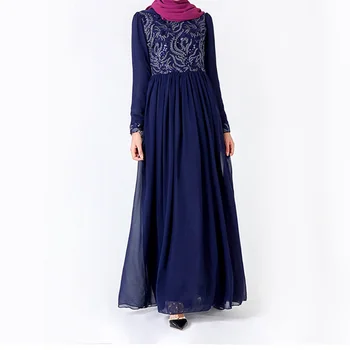 Musulmaņu Bangladešā Kleita Sievietēm Ir 2021. Ar Garām Piedurknēm Ar Mežģīņu Turcija Abaya Dubaija Elegantu Tērpu Modes Šalle Islāma Apģērba Halāti, Longue