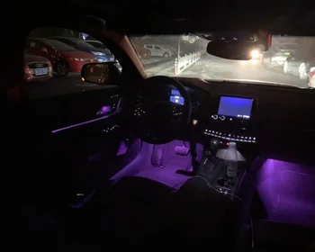 Par Cadillac CT4 sērijas Atmosfēra, Viegls, mainīts interjers, interjera oriģinālās auto 1:1 64Colors apkārtējās gaismas