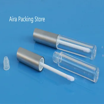 Plastmasas Tukšs Slim Lūpu Spīdums Iepakošanas Caurules 3.5 ML Skaidrs, Lūpu Skaistumu Rīku DIY Elegants Lūpu Uzglabāšanas Pudele 60pcs/daudz