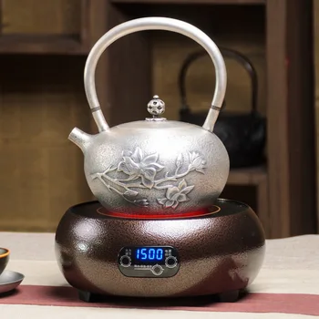Plītiņas Elektriskā keramikas krāsns tēja izmantot nelielu gaismas viļņu elektrisko karstā pot elektromagnētiskā 1500W JAUNAS