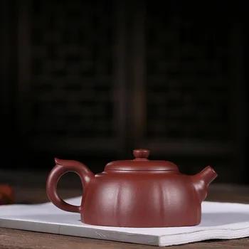 Pot ēnu yixing īpašu Huang Longshan rūdas, ir ieteicams par visu roku drukas Ventilators Yujun veikt tējkanna