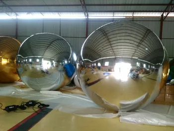 Rūpnīcas Pielāgota Piepūšamās Spogulis Ballon Sudraba Kāzu Ballons Dekorēšanai