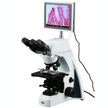Skolotāju Apmācības-AmScope Piegādes 40X-1000X Infinity Pētniecības xCompound Mikroskopu w/ iebūvētā 1.3 MP Kamera un Reklāmas