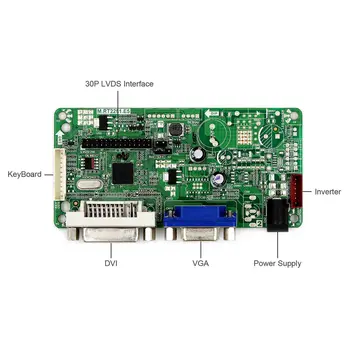 VGA LCD Kontrolieris Valdes 12.1. 1000cd Augstu Spilgtumu 1280x800 LCD Ekrāns