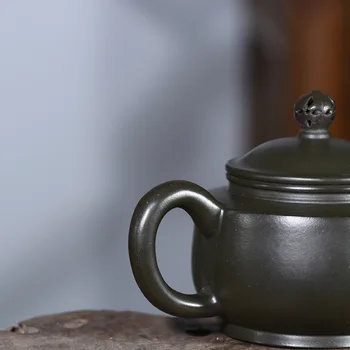 Yixing Violeta Smilšu Pot Slaveno Amatieru Izejvielu Raktuvēs Azure Dubļu Seno Lotus Pot Kungfu Tējkannas Tējkannas Teaware Pot