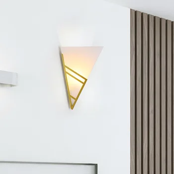 Ziemeļvalstu Lampas Postmodernisma LED Iekštelpu Sienas lampas BigBedroom Gultas Studiju Balkons Eju LED Dekoratīvās Sienas Lampas Simetrisku Gaismas