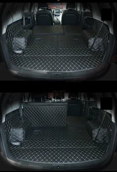 šķiedras ādas auto bagāžnieka paklājiņš par chevrolet captiva Daewoo Winstorm holden 2006-2017 2016 2012 2013 auto piederumi